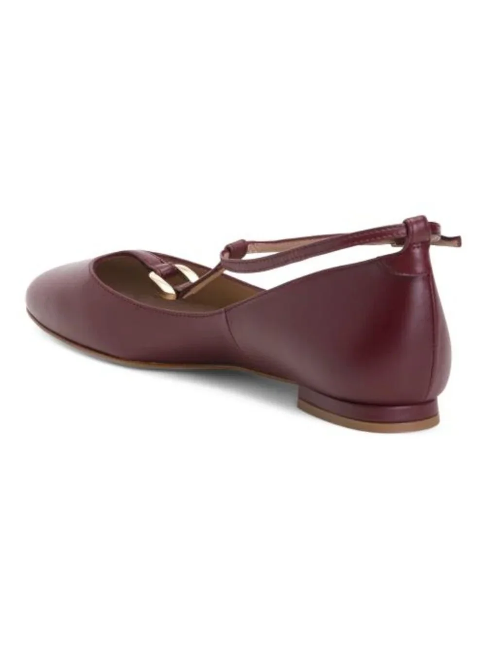 LK BENNETT Made In Spain Leather Minna Oloid Mary Jane Flats